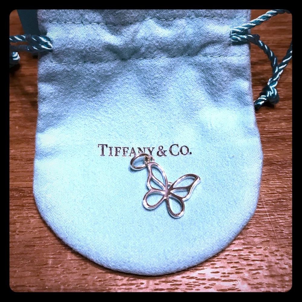 Butterfly 🦋, white gold charm